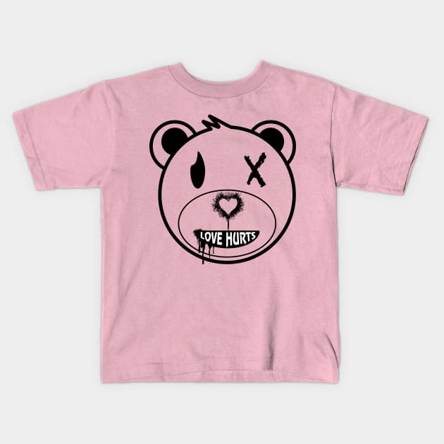 Love Hurts - Bear Kids T-Shirt by F&S Designs